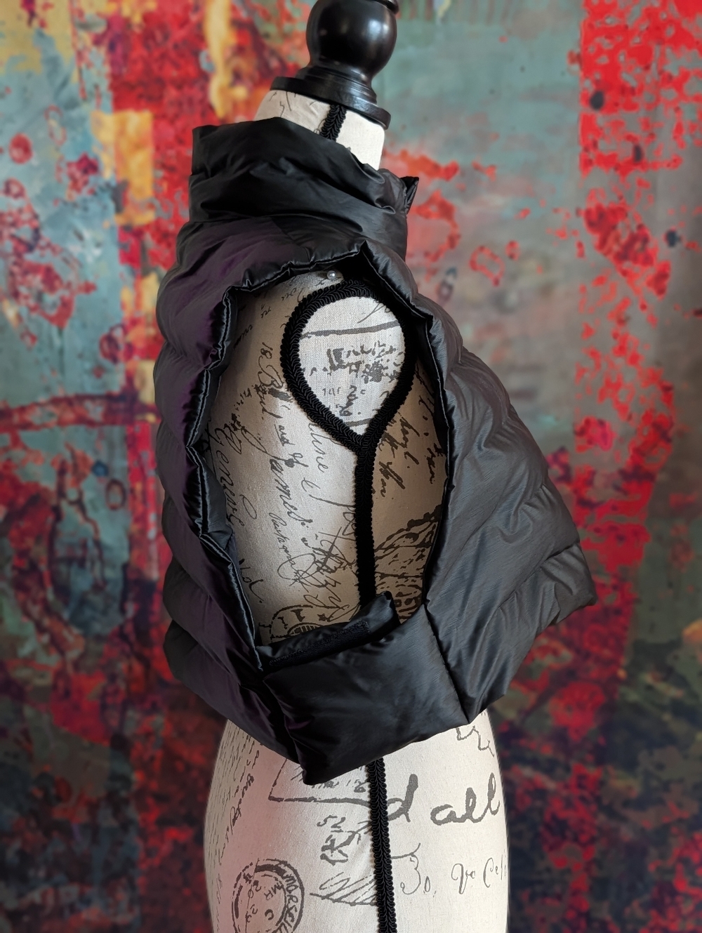 Rains Bator Sleeveless Quilted Jacket Black - Picture 5 of 13